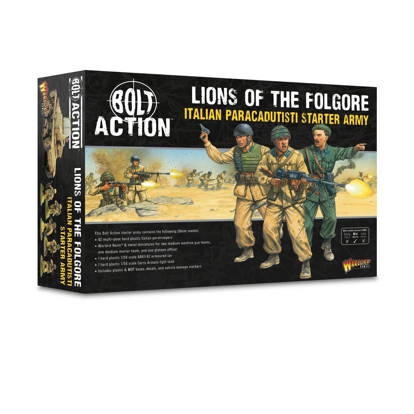Bolt Action: Italian - Lions of the Folgore - Italian Paracadutisti starter army