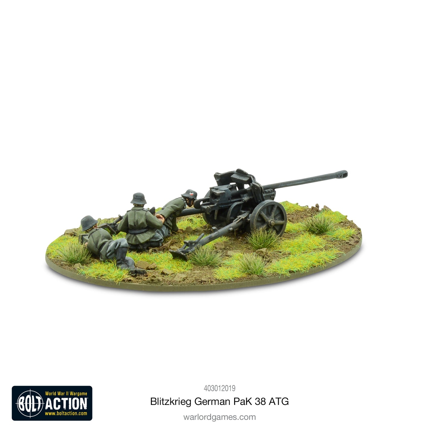 Bolt Action: German - Blitzkrieg German Pak 38 5cm anti-tank gun (1941-42)