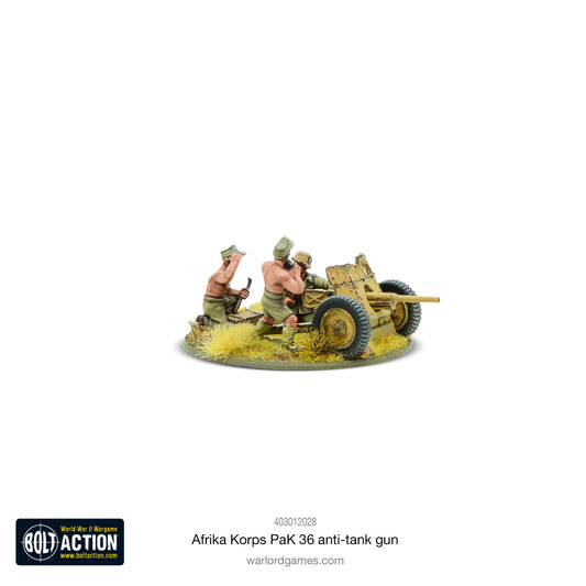 Bolt Action: German - Afrika Korps Pak 36 light anti-tank gun