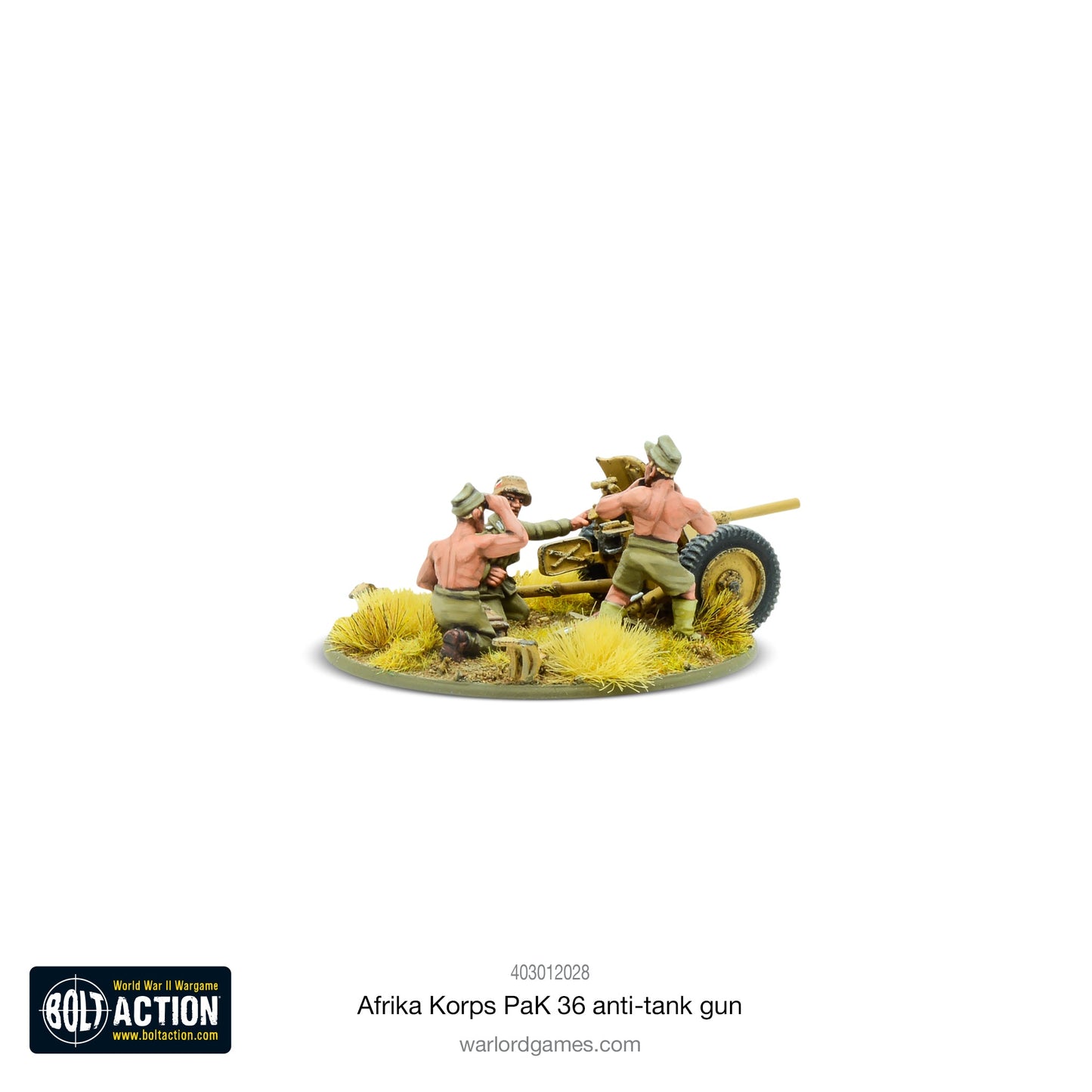 Bolt Action: German - Afrika Korps Pak 36 light anti-tank gun