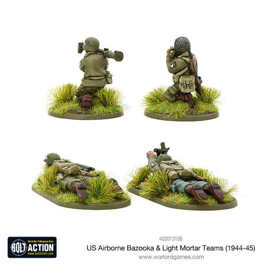 Bolt Action: USA - US Airborne Bazooka & light mortar teams (1944-45)