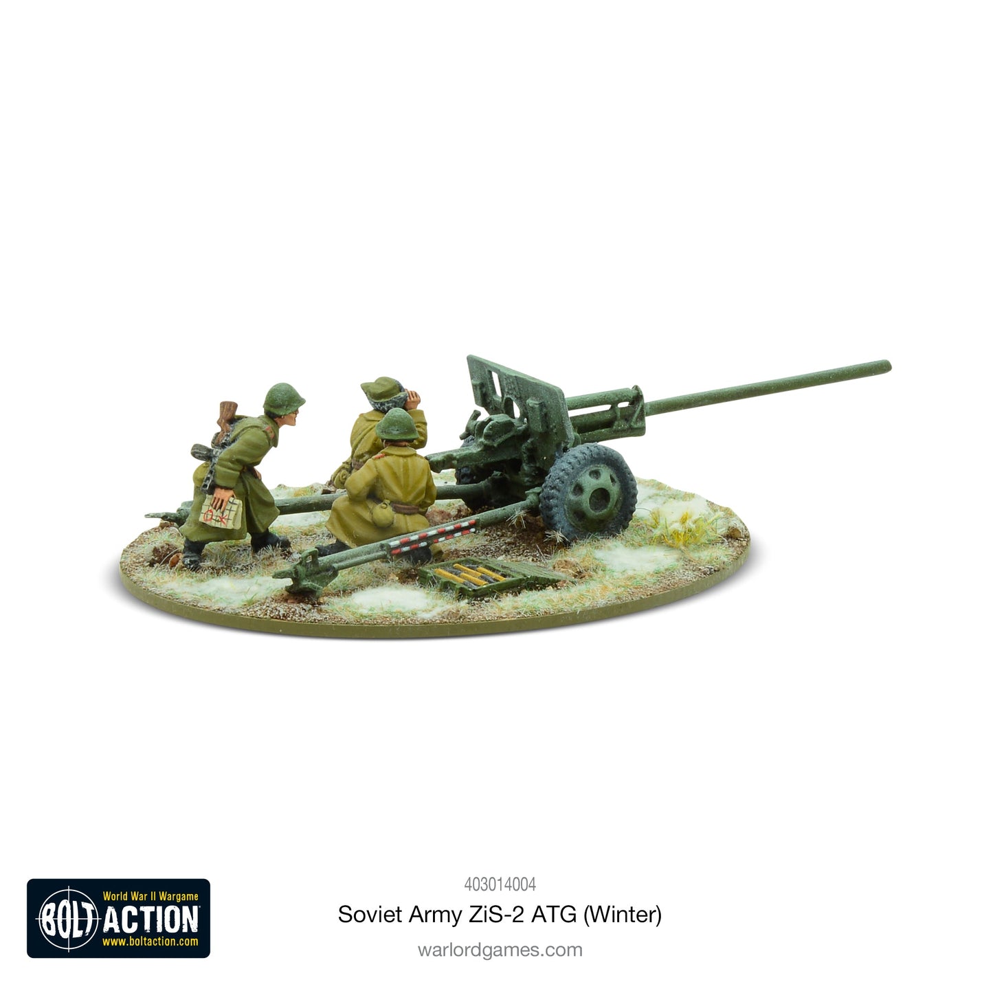 Bolt Action: Soviet ZIS-2 anti-tank gun (Winter)