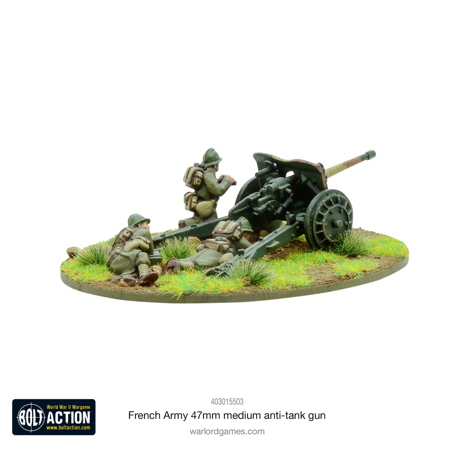 Bolt Action: French Army 47mm medium anti-tank gun