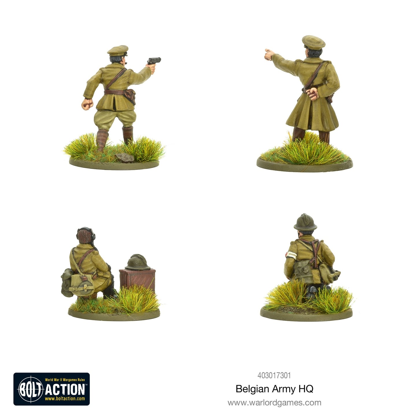 Bolt Action: Belgian Army HQ