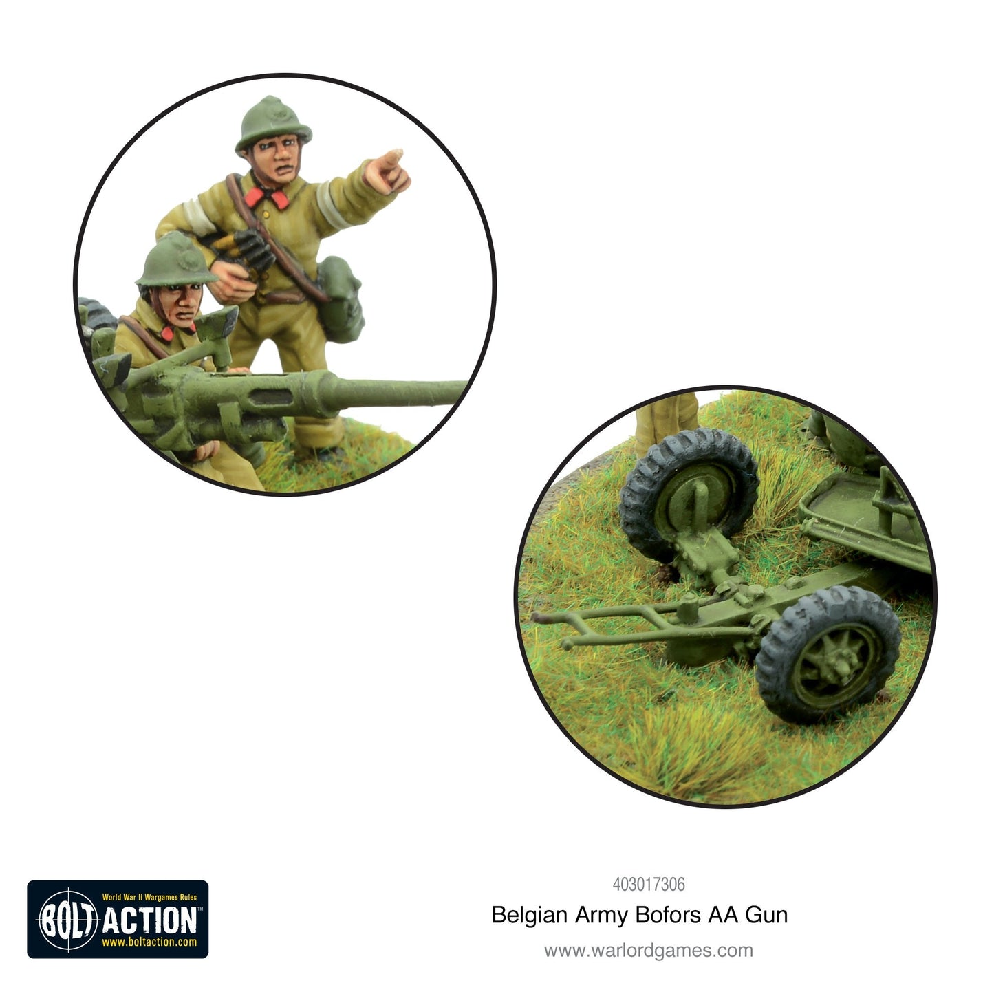 Bolt Action: Belgian Army Bofors AA gun