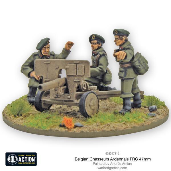 Bolt Action: Belgian Chasseurs Ardennais FRC 47mm anti-tank gun