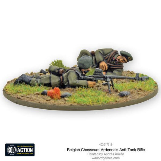 Bolt Action: Belgian Chasseurs Ardennais anti-tank rifle team