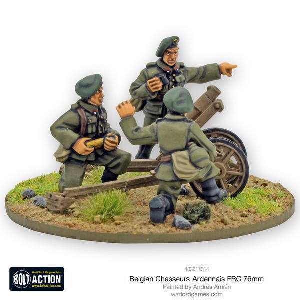 Bolt Action: Belgian Chasseurs Ardennais FRC 76mm infantry gun