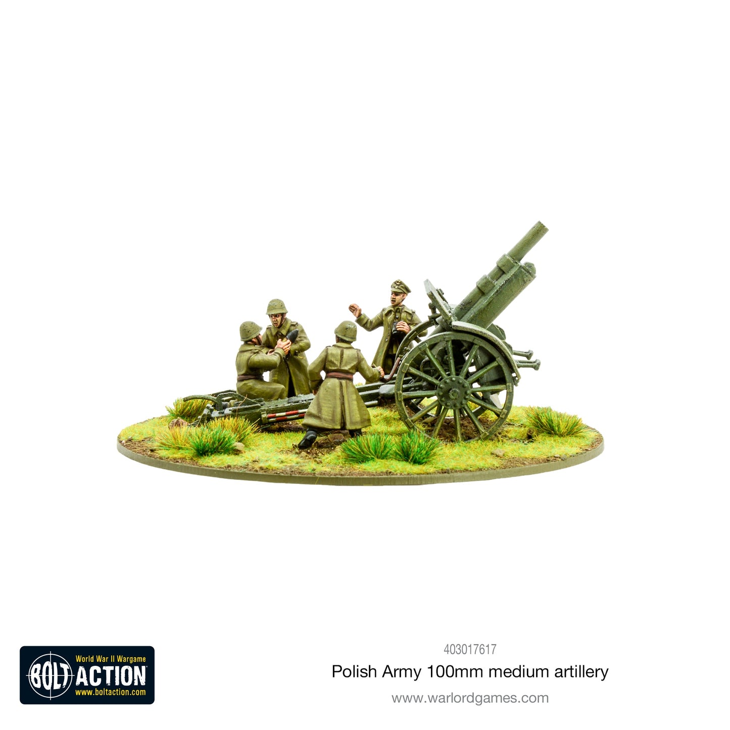 Bolt Action: Polish Army 100mm medium artillery