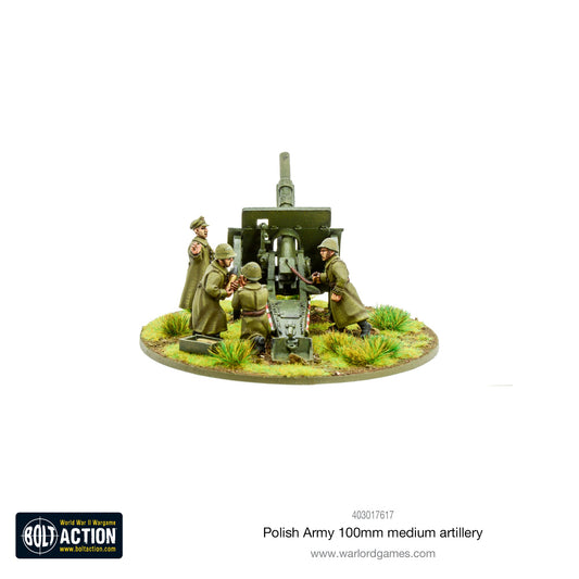 Bolt Action: Polish Army 100mm medium artillery