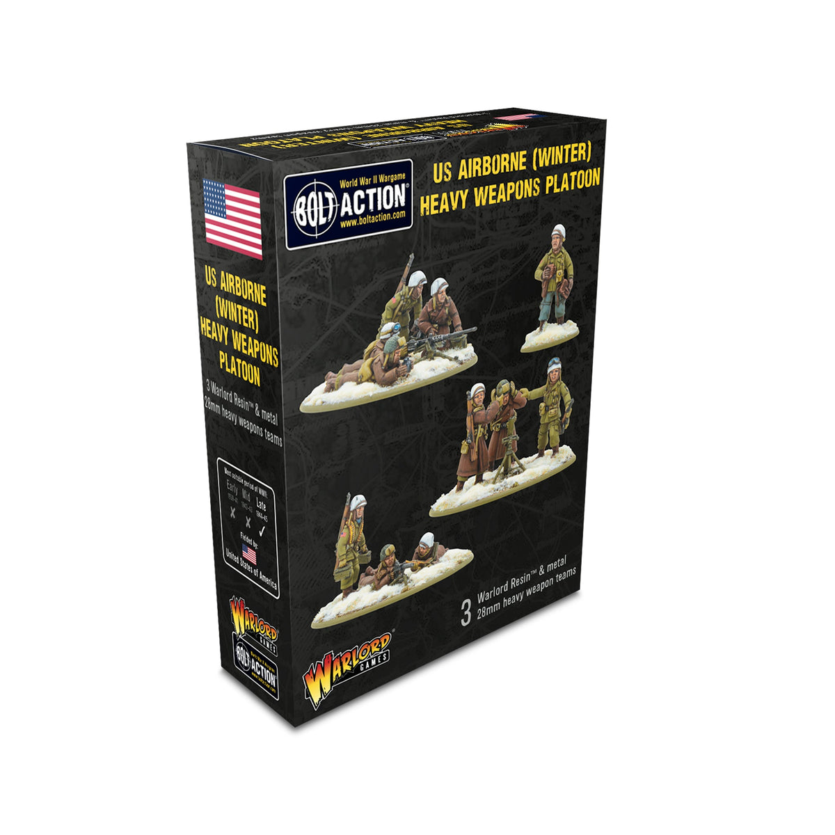 Bolt Action: USA - US Airborne (Winter) Heavy Weapons Platoon