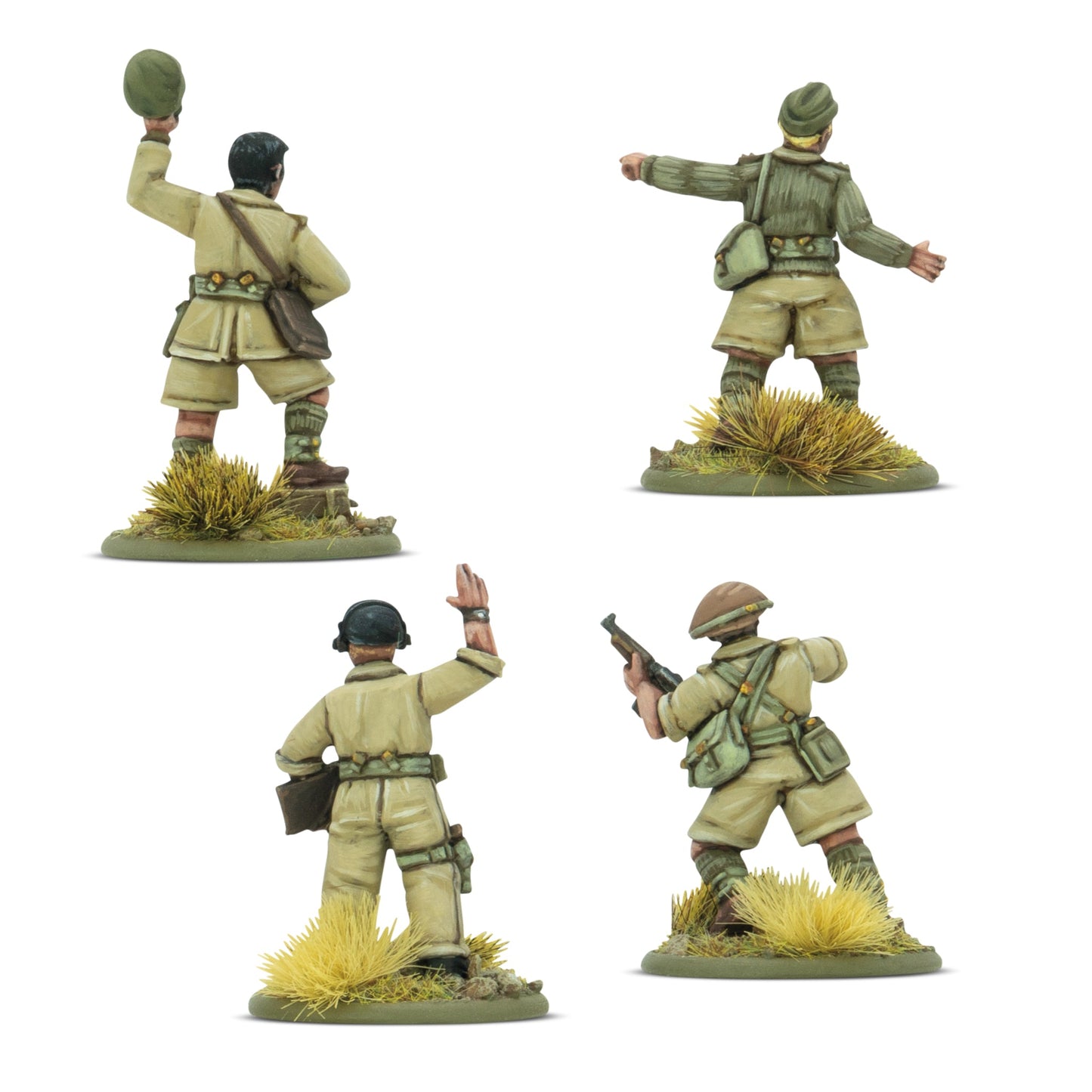 Bolt Action: British - British 8th Army platoon commanders
