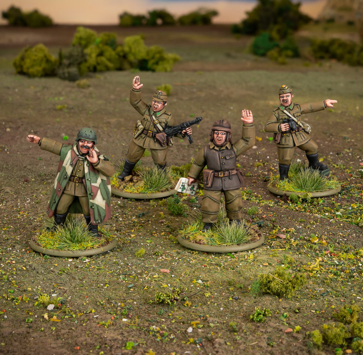 Bolt Action: Hungarian Army platoon commanders