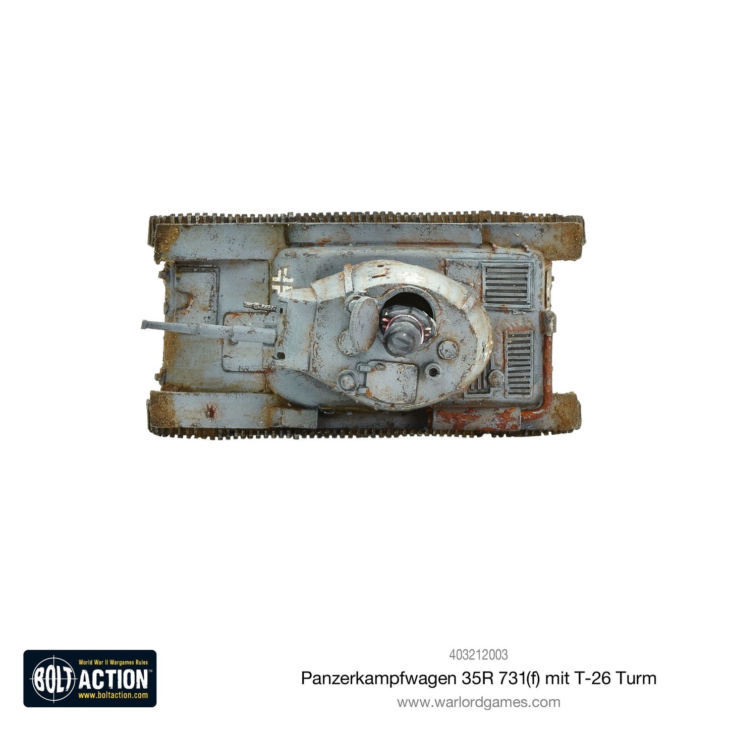 Bolt Action: German - Panzerkampfwagen 35R 731(f) mit T-26 Turm