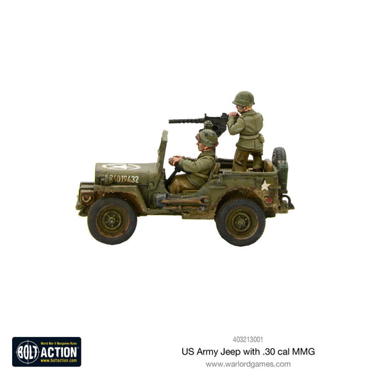 Bolt Action: USA - US Army Jeep with 30 Cal MMG