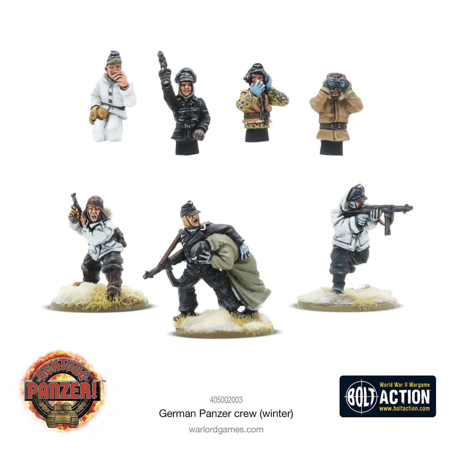 Achtung Panzer!: German Tanks - German Panzer Crew (Winter)