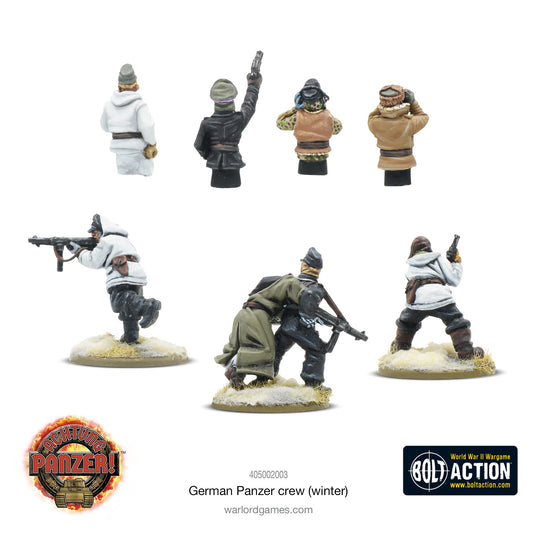 Achtung Panzer!: German Tanks - German Panzer Crew (Winter)