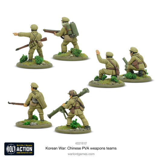 Bolt Action: Korean War: Chinese PVA weapons teams