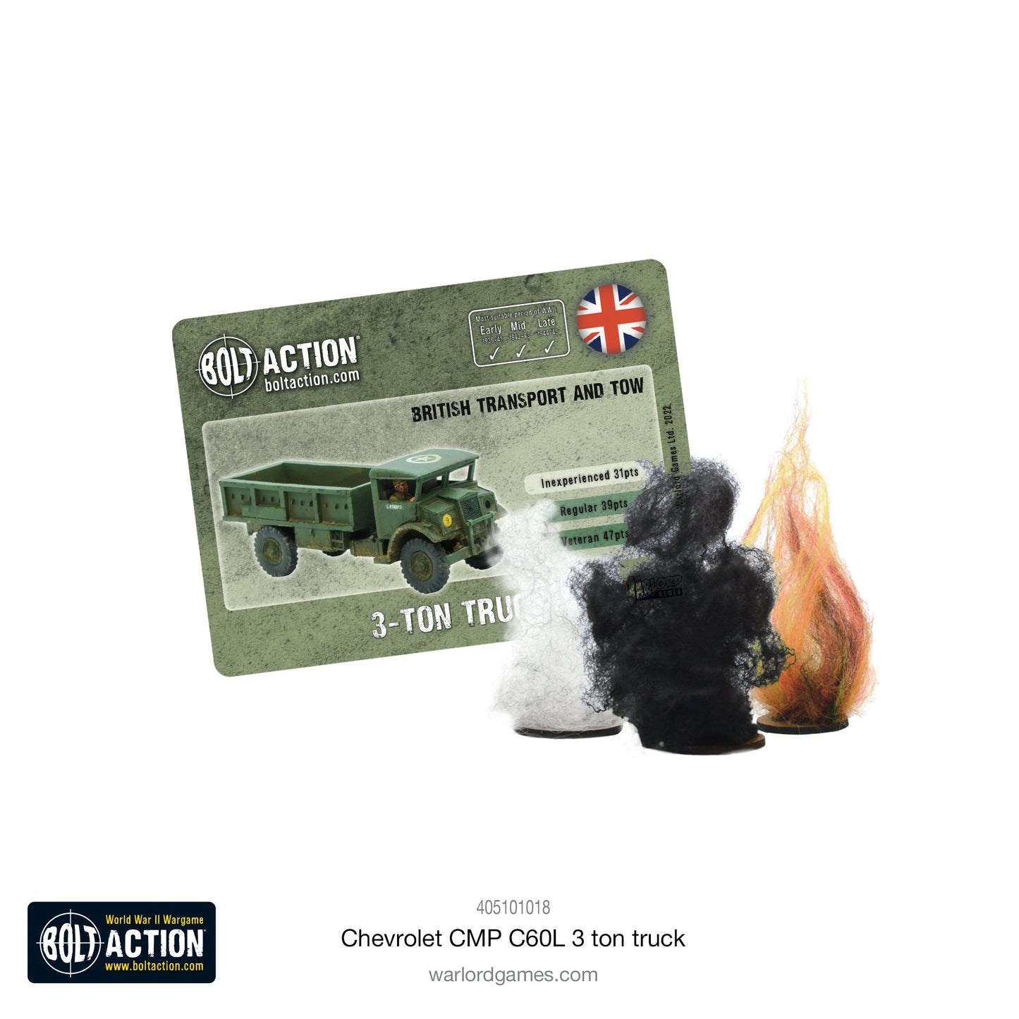 Bolt Action: Chevrolet CMP C60L 3 ton truck