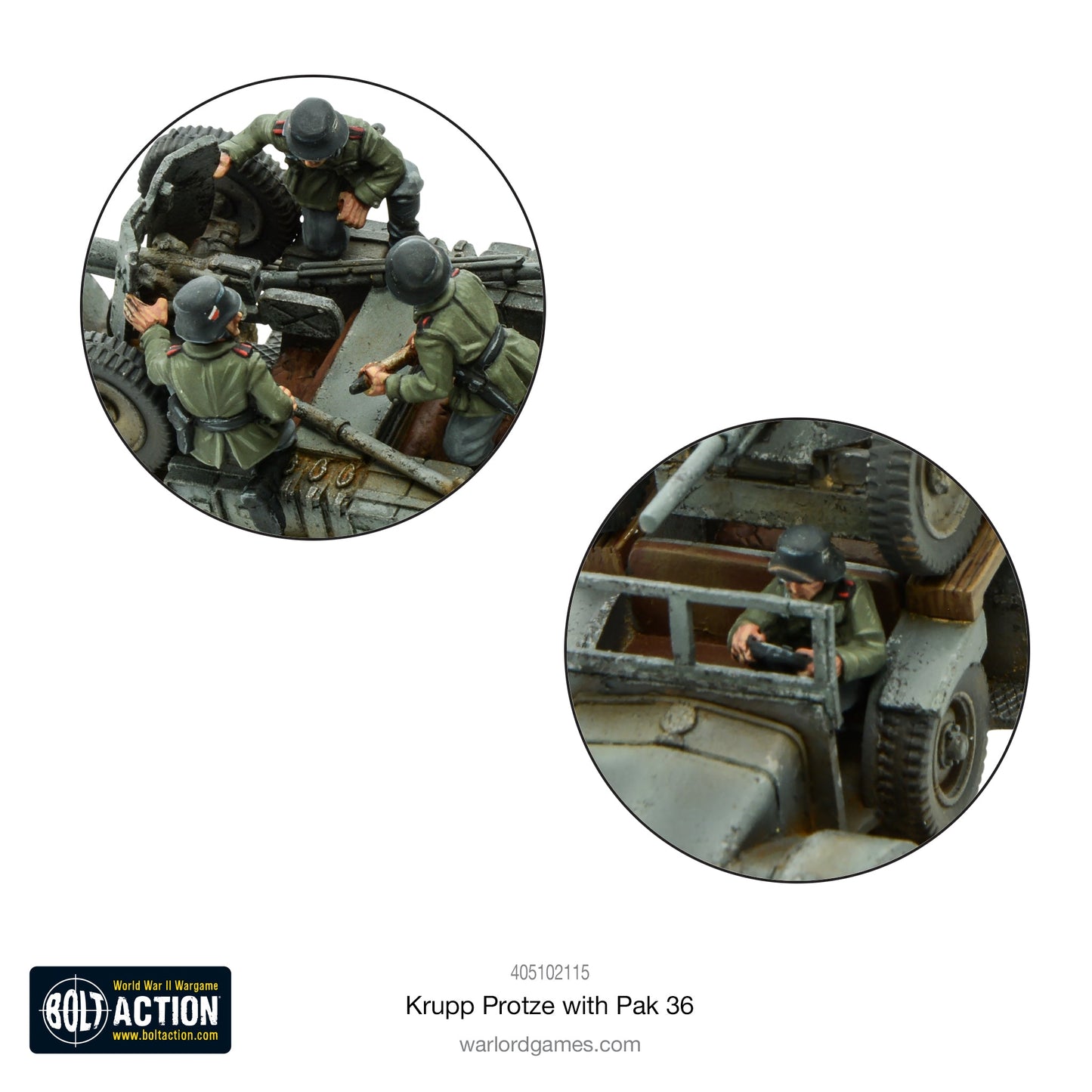 Bolt Action: German - Krupp Protze with Pak 36