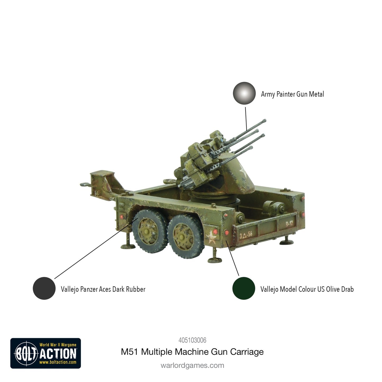 Bolt Action: USA - M51 Multiple Machine Gun Carriage