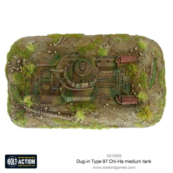 Bolt Action: Japan - Dug-in Type 97 Chi-Ha medium tank