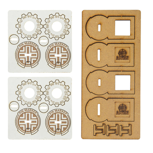 Bolt Action: German - MDF Unit Pin Markers - Germany