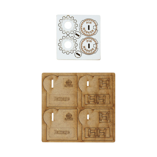 Bolt Action: German - MDF Vehicle Pin Markers - Germany
