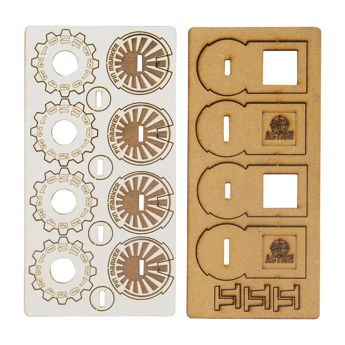 Bolt Action: Japan - MDF Unit Pin Markers - Japan