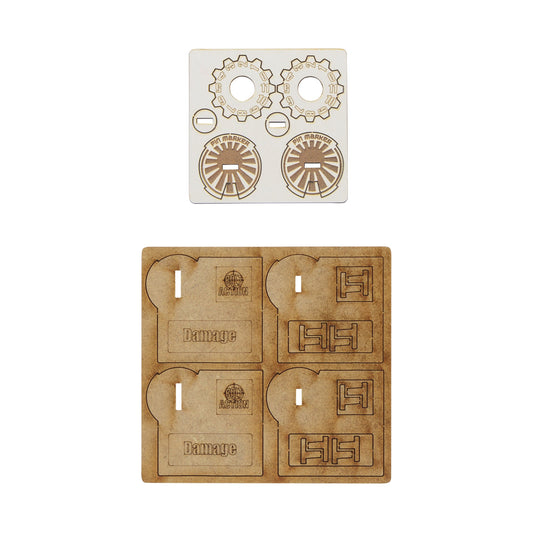 Bolt Action: Japan - MDF Vehicle Pin Markers - Japan