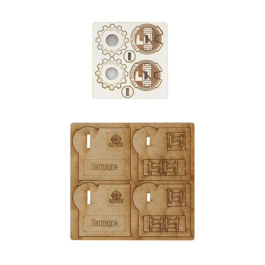 Bolt Action: MDF Vehicle Pin Markers - Italy