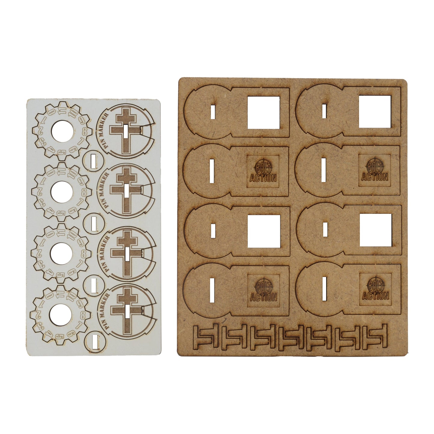Bolt Action: MDF Unit Pin Markers - Free French