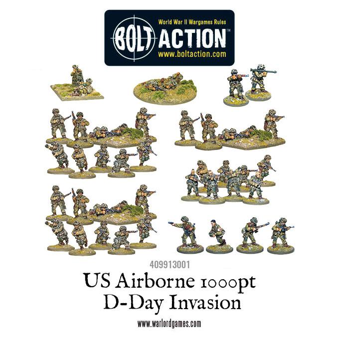Bolt Action: USA - US Airborne 1000pt D-Day Invasion