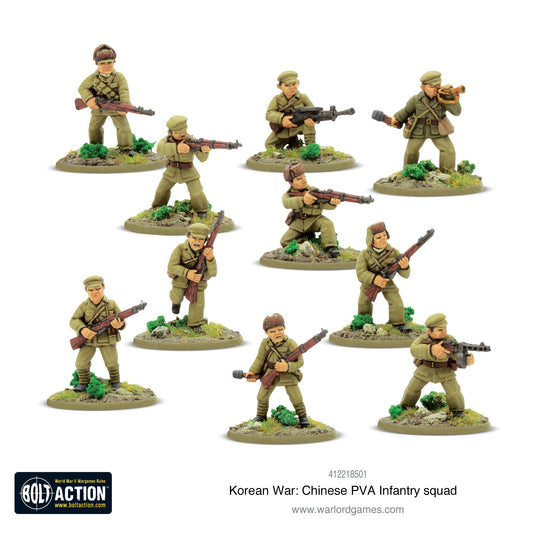 Bolt Action: Korean War: Chinese PVA Infantry Squad