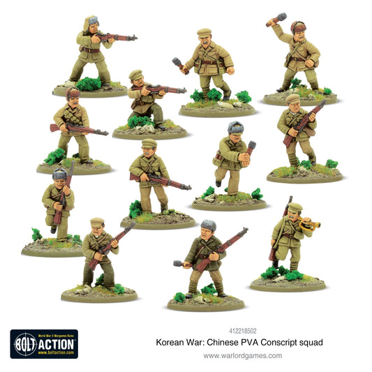 Bolt Action: Korean War: Chinese PVA Conscript Squad
