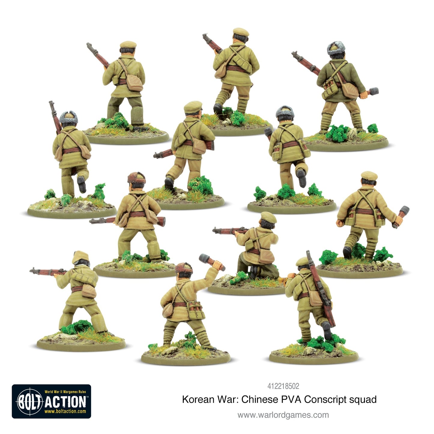 Bolt Action: Korean War: Chinese PVA Conscript Squad