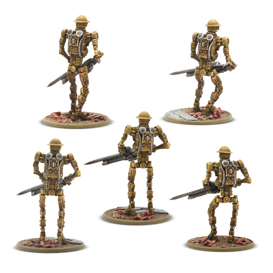 Konflikt '47: British Commonwealth - Mk I Automated Infantry Squad with MMG