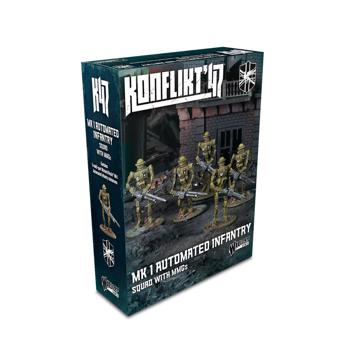 Konflikt '47: British Commonwealth - Mk I Automated Infantry Squad with MMG