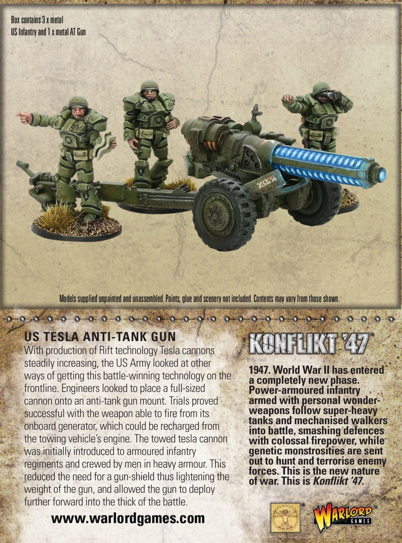 Konflikt '47: United States - US M17 Tesla Cannon Team