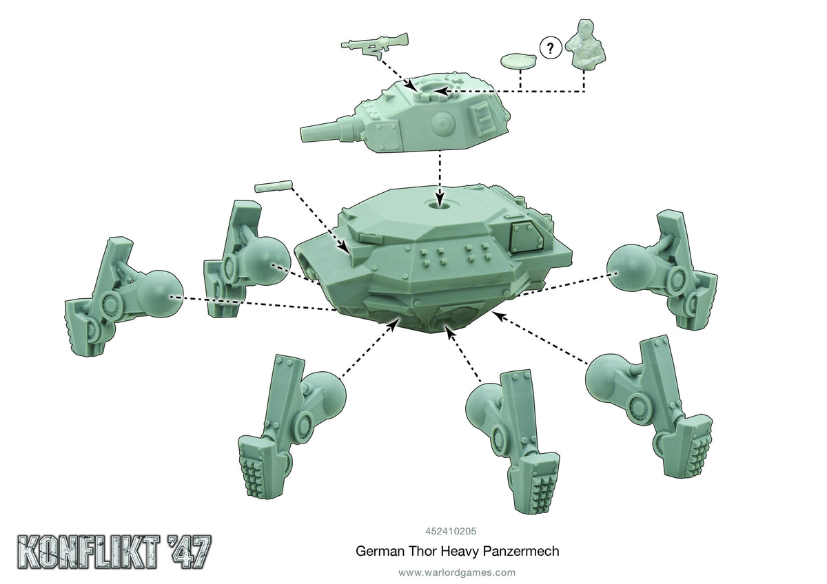 Konflikt '47: Axis - German Thor Heavy Panzermech