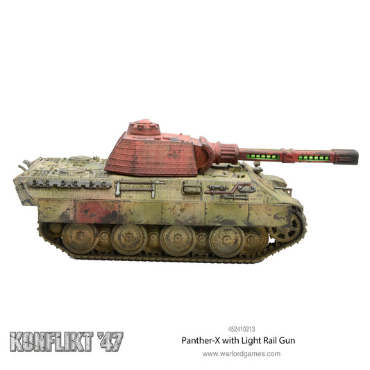 Konflikt '47: Axis - Panther-X with light Schienenkanone