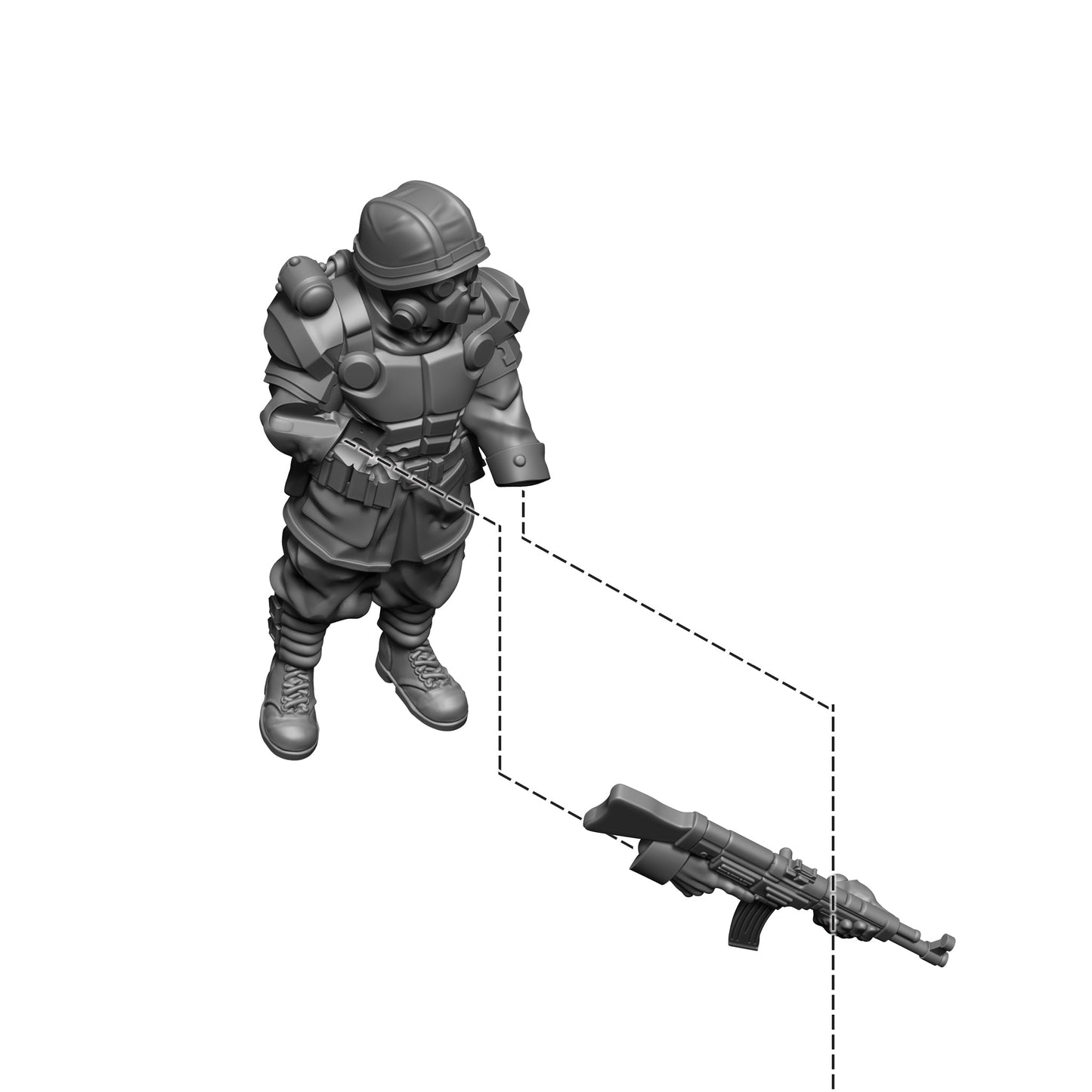 Konflikt '47: Axis - Totenrotte platoon commander & bodyguard