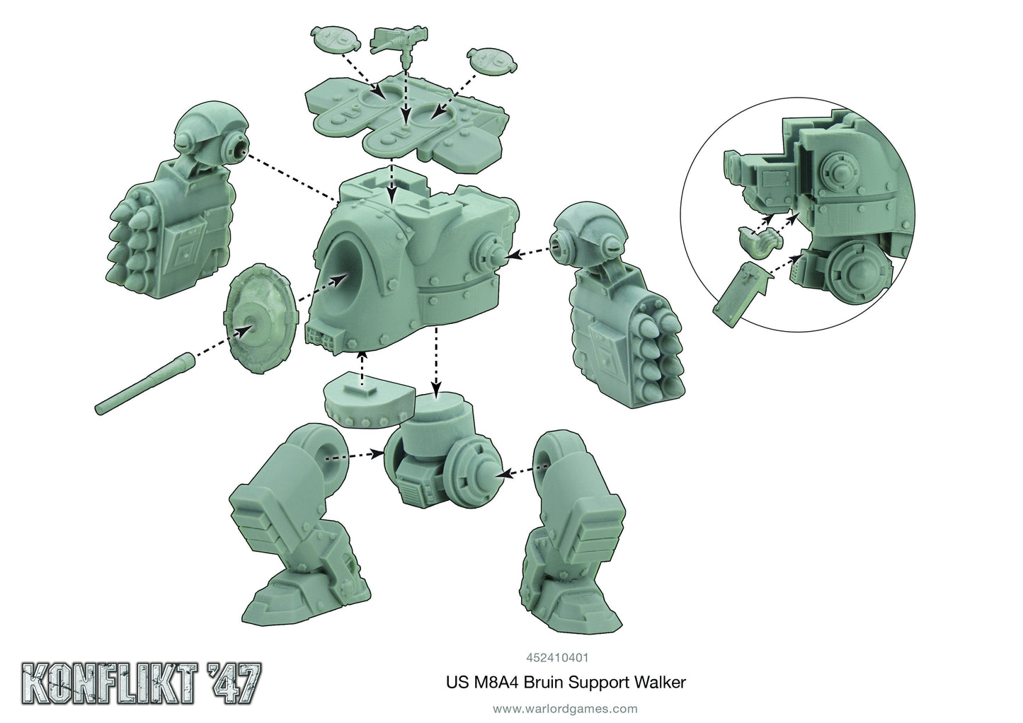 Konflikt '47: United States - US Bruin Assault Walker