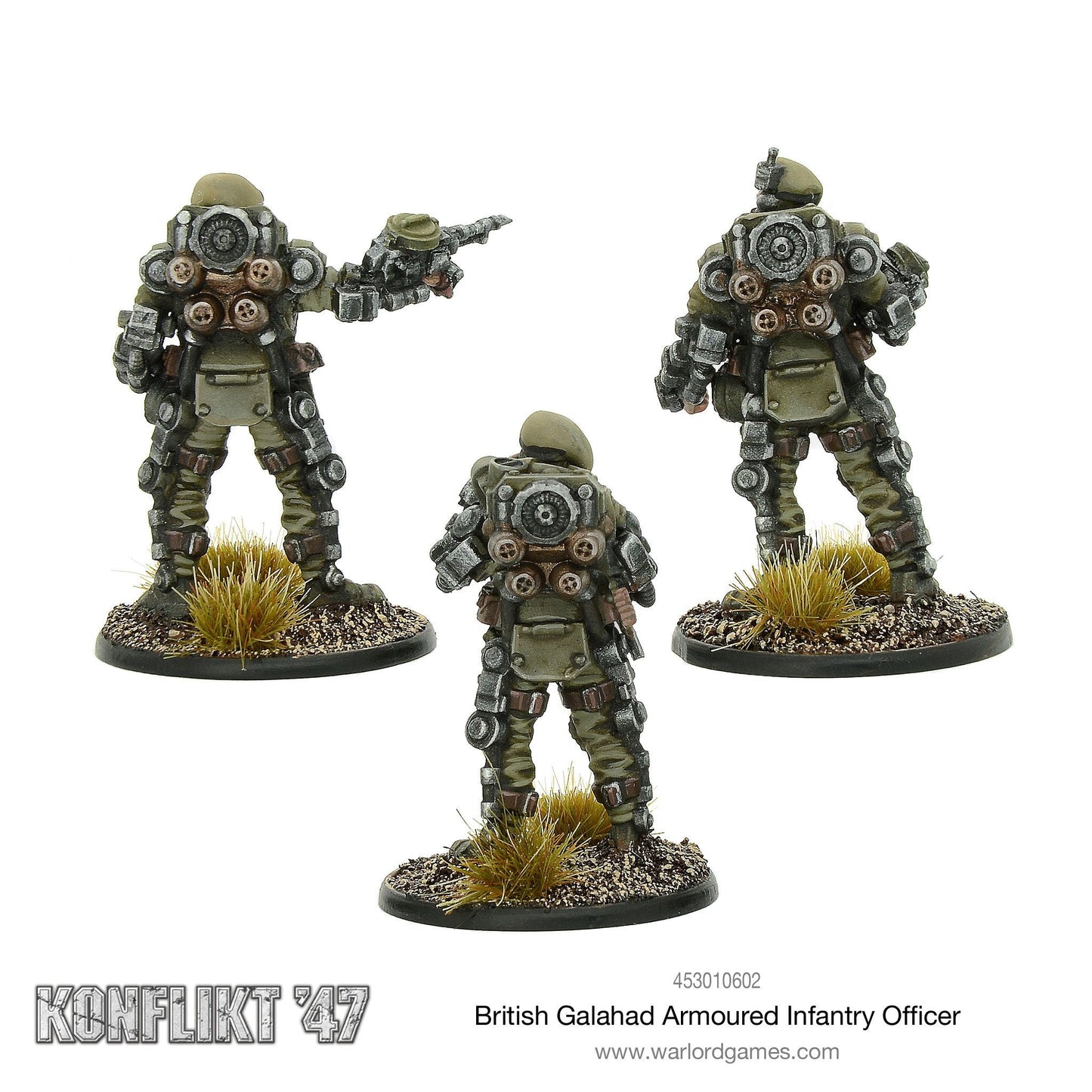 Konflikt '47: British Commonwealth - British Galahad Armoured Infantry Officers