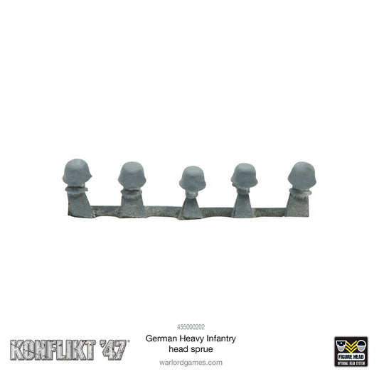 Konflikt '47: Axis - German Heavy Infantry head sprue