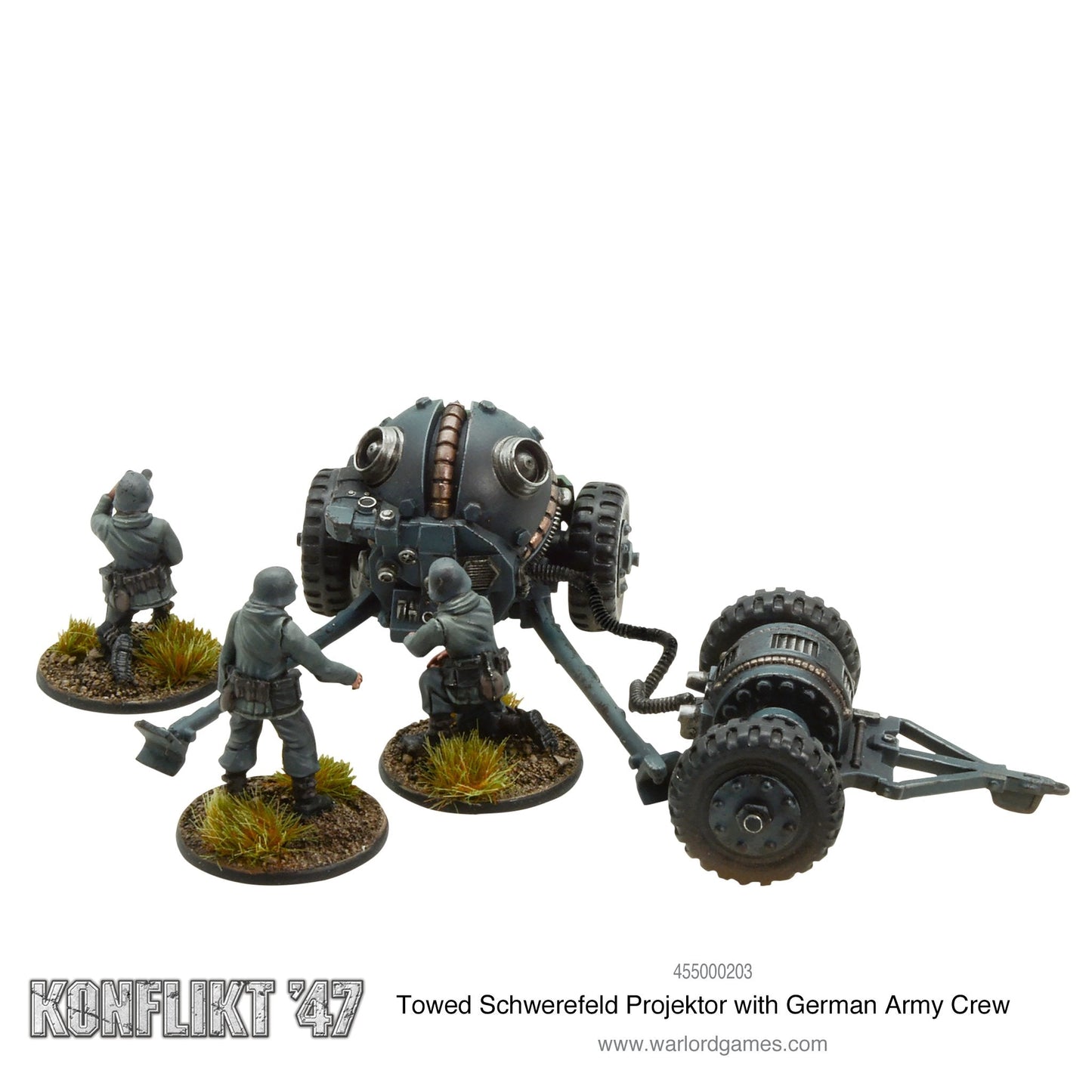 Konflikt '47: Axis - Towed Schwerefeld Projektor (German Army crew)