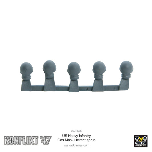 Konflikt '47: United States - US Heavy Infantry Gas mask helmet sprue