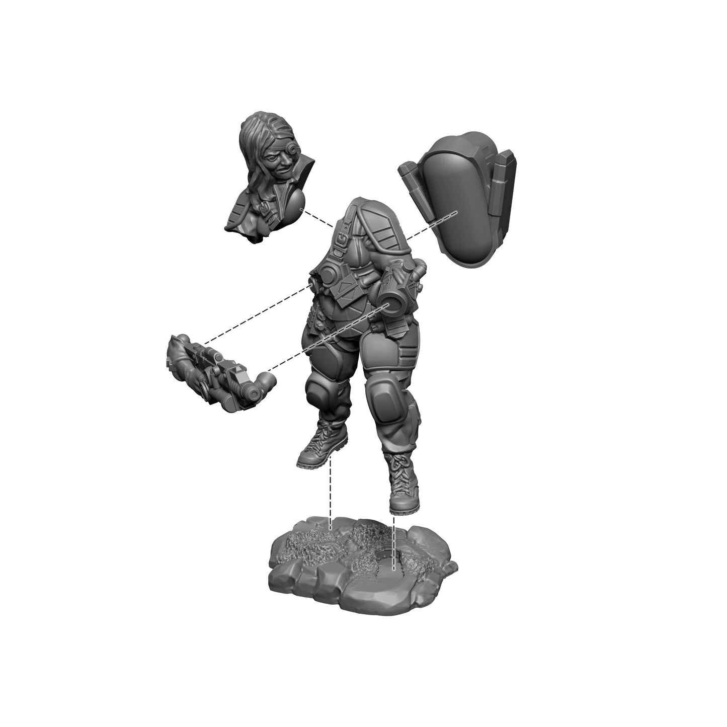 Konflikt '47: Axis - Festung Europa & 'Operation Touchdown' book miniature
