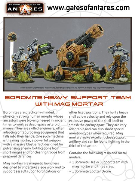 Gates of Antares: Boromite - Boromite heavy support team with Mag Mortar