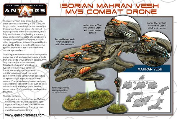 Gates of Antares: Isorian - Isorian Mahran Vesh MV5 combat drone